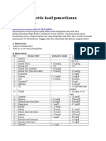 Daftar Nilai Kritis SKP