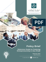 Ohan Balian 2016 Reference Guide For Fostering Entrepreneurship in Abu Dhabi. Policy Brief, Issue 03-29012016, February 2016.