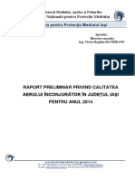 Raport Preliminar Privind Calitatea Aerului Înconjurator În Judetul Iasi Pentru Anul 2014 Final 31. 03