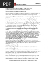 Notes on International Business New