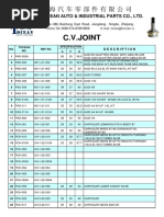 C.V.Joint: Tocean Auto & Industrial Parts Co., LTD