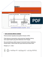 Rekayasa Fondasi I - Daya Dukung Brinch Hansen Dan Vesic PDF