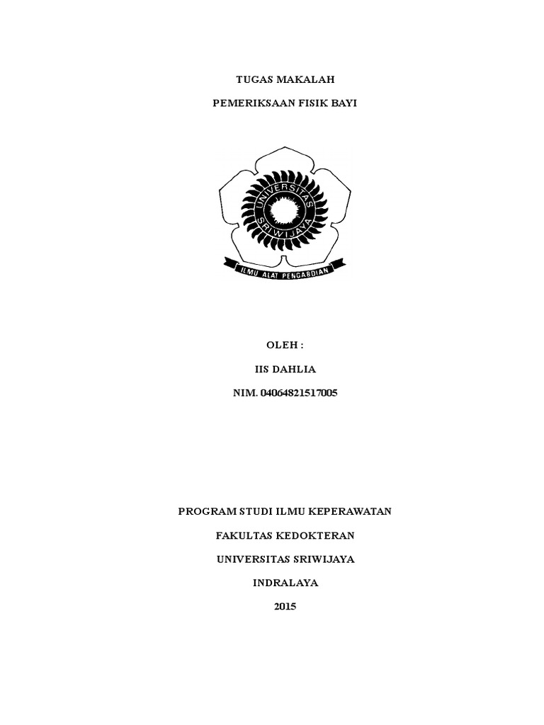 Makalah Pemeriksaan Fisik Bayi