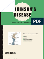 Parkinson's Disease Diagnosis and Management