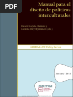 MANUAL para El Diseño de Politicas Interculturales