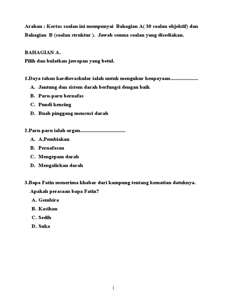 Soalan Tentang Gambar - Kecemasan 1