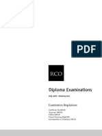 Diploma Examinations: Examination Regulations