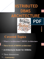 Distributed Dbms Architecture