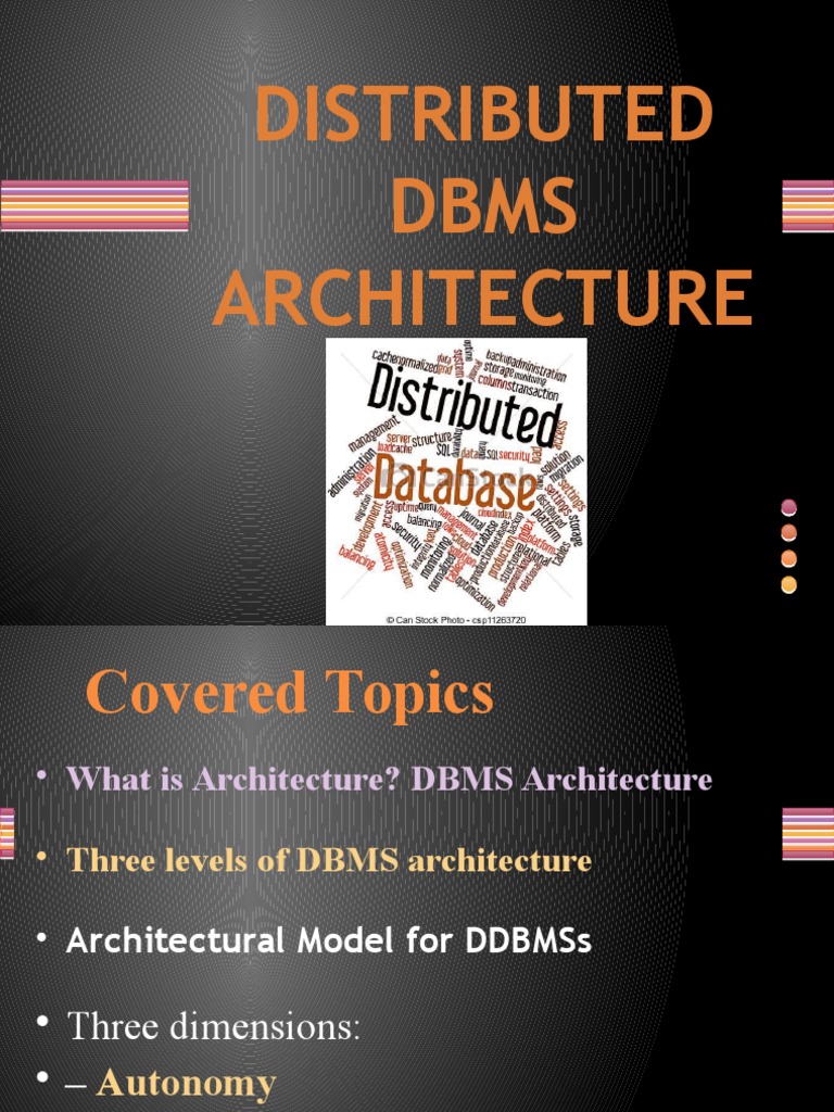 Distributed Dbms Architecture | PDF | Databases | Data Management