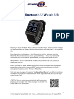 Manual Reloj Bluetooth U Watch U8