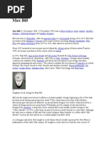 Max Bill (22 December 1908 - 9 December 1994) Was A