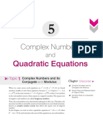 Complex Numbers: Quadratic Equations