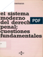 Schunemann, Bernd - El Sistema Moderno del Derecho Penal - Cuestiones Fundamentales.pdf