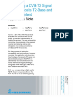 Application Note: Generating A DVB-T2 Signal With Composite T2-Base and T2-Lite Content