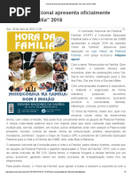 Hora Da Família 2016