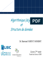 COURSAlgorithmique Et Structure de Donnees USTM