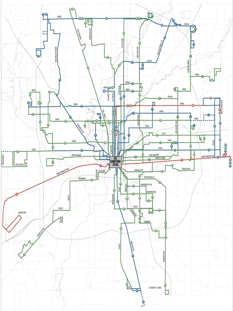 IndyGo Map | PDF