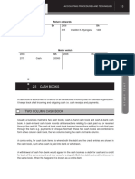 Accounting Procedures and Techniques: Cash Books