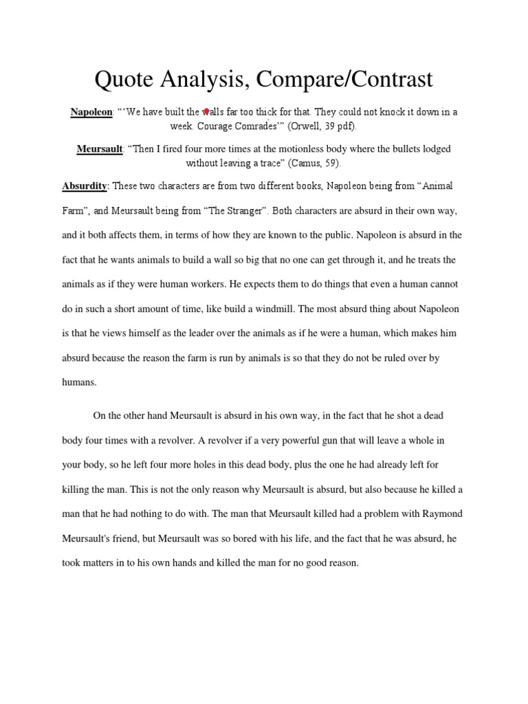 Quote Analysis | PDF