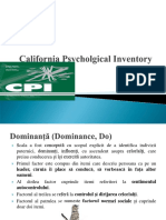 Scalele California Psycholgical Inventory (1)