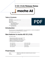 Mocha AE CC Release Notes