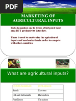 Download Marketing of Agricultural Inputs by ahmadksath SN31356576 doc pdf
