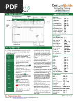 Download Microsoft Excel 2016 Quick Reference Card - 2016 CustomGuide by Narcisa Ortiz SN313568003 doc pdf