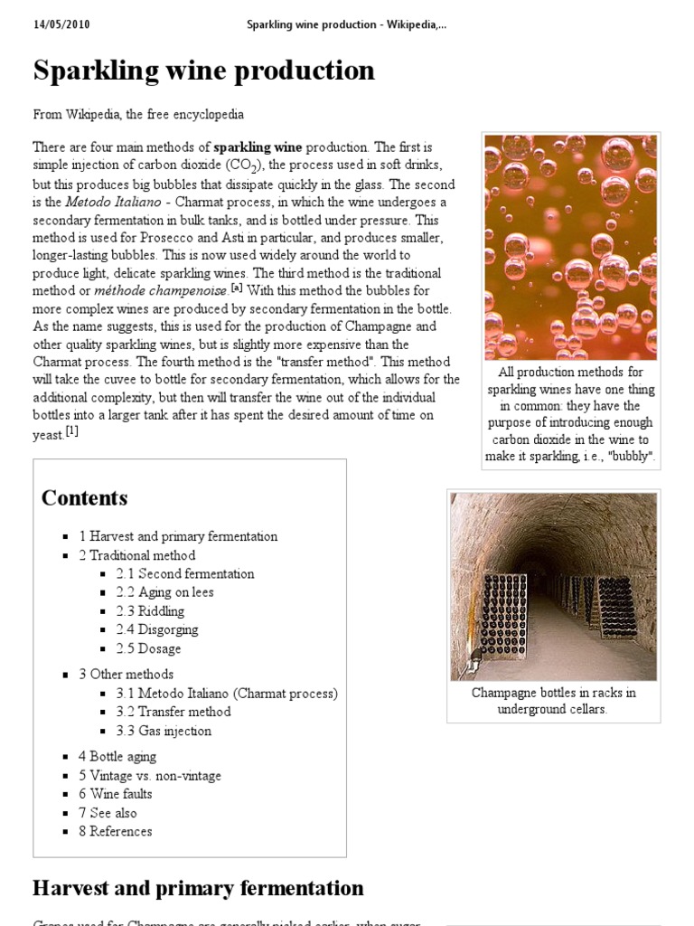 Sparkling Wine Production | PDF | Champagne | Vitis
