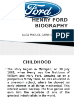 Henry Ford Biography: Advance 2 Alex Miguel Sarmiento Borja