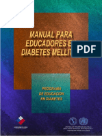 ENT Diabetes, Manual Para Educadores