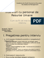 Interviuri Cu Responsabili de Reusrse Umane