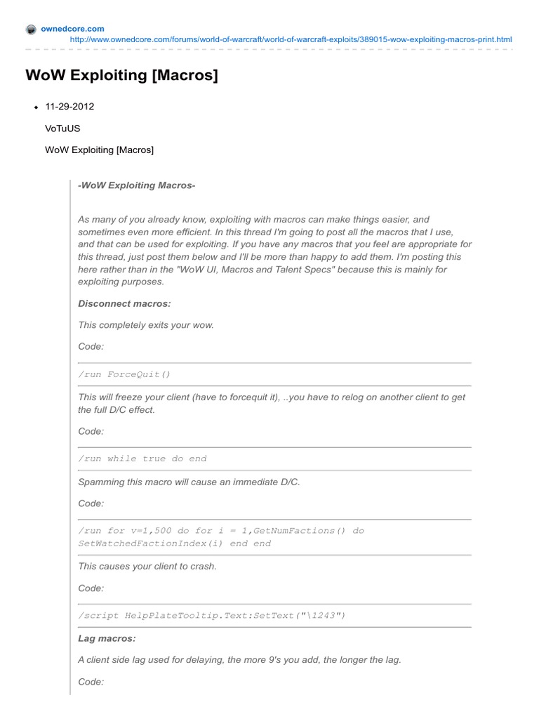 ownedcore com wow exploiting macros lag computing 1499256764 ownedcore com wow exploiting macros lag computing,Wow Macro Guild Invite