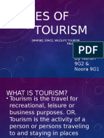 Types of Tourism: by Noran 9G2 & Noora 9G1