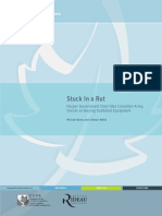 Rideau Institude Report - Stuck in A Rut PDF
