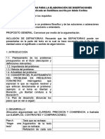 Técnicas y Reglas para La Elaboración de Disertaciones