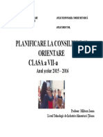 Planificare Dirigentie