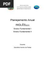 Planejamento Inglês