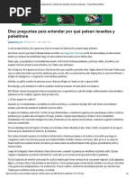 Diez preguntas para entender por qué pelean israelíes y palestinos - Yahoo Noticias México