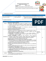 Sesion de Aprendizaje de Matematica Mes de Mayo Mié Mate