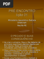 Pre Encontro Licao1 O pecado e suas consequencias
