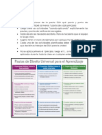 Explicación DUA Planificación