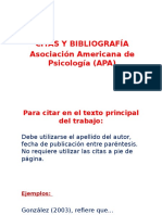 Citas Bibliográficas