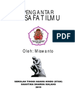 Bahan Ajar - Pengantar Filsafat Ilmu PDF