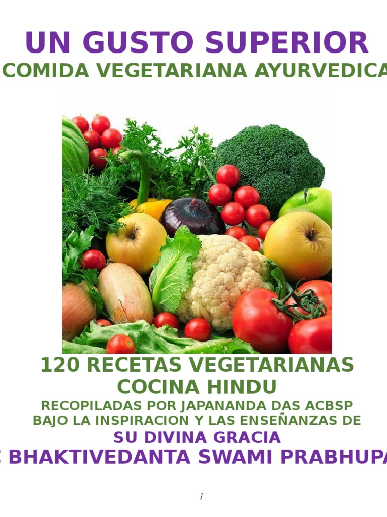 Recetas Cocina Ayurvedica Revisado | PDF | Ayurveda | Carne