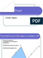 Geometric Proof: GCSE Higher