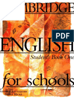 Cambridge English For Schools 1 SB PDF