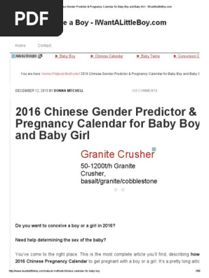 2016 Chinese Gender Predictor & Pregnancy Calendar for Baby Boy and Baby Girl - IWantALittleBoy | Year | Moon 2016 Chinese Gender Predictor & Pregnancy Calendar for Baby Boy and Baby Girl - IWantALittleBoy | Year | Moon