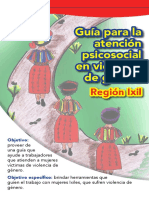 Fichas Guia Para La Atencion Psicosocial en Violencia de Género RegionIxil
