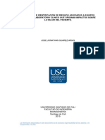 Evaluacion e Identificacion de Riesgos Asociados A Equipos de Laboratorio Clinico Que Generan Impacto Sobre La Salud de Los Pacientes