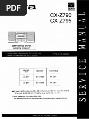 Aiwa CX z790 | PDF